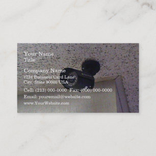 Security camera business card