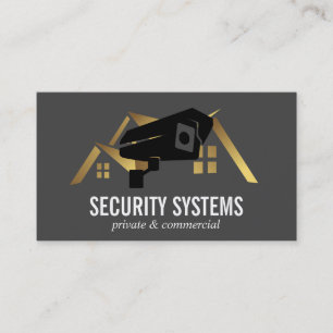Security Camera House Roof Business Card