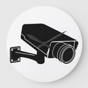 Security Camera Large Clock