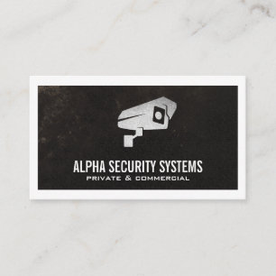 Security Camera Logo Business Card