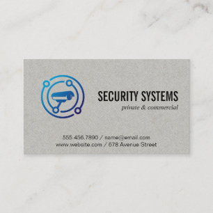 Security Camera Logo Business Card