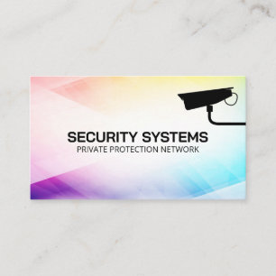 Security Camera Protection Service Business Card