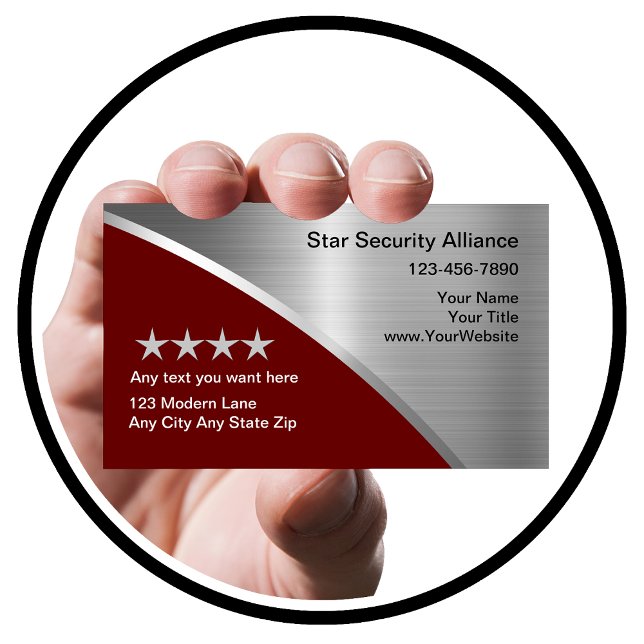 Security Consultant Business Cards (Creator Uploaded)