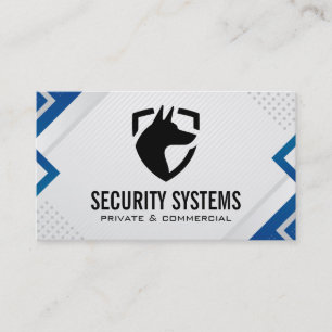 Security Dog Protection   Online Software AI Tech Business Card