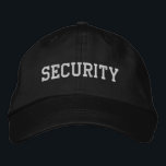 Security Embroidered Hat<br><div class="desc">Custom Security Embroidered Hats Cap</div>