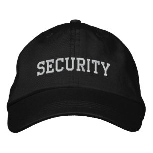 Security Embroidered Hat
