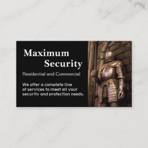 Security Firm Business Card