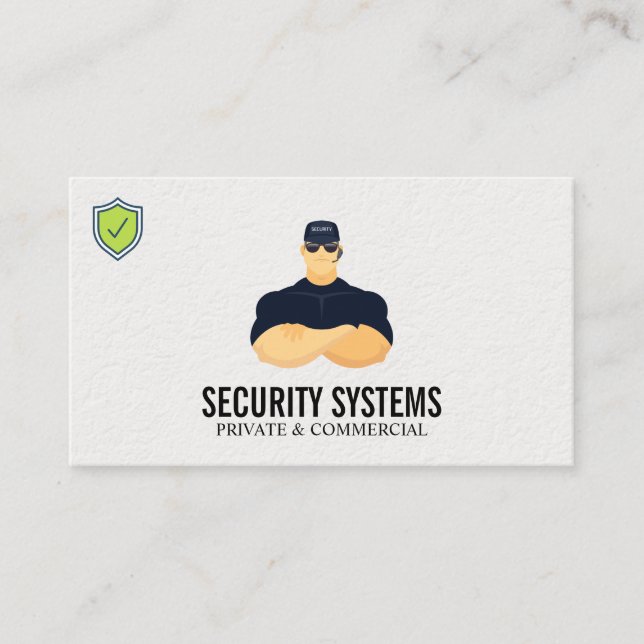 Security Guard Business Card (Front)