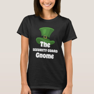 Security Guard Gnome St Patricks Day T-Shirt