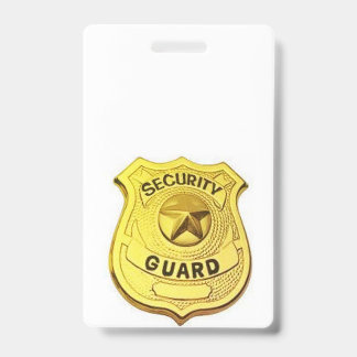 Security guard ID badge