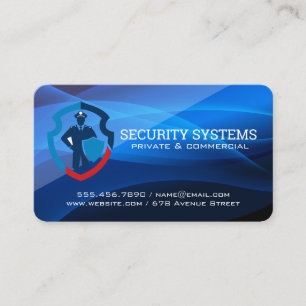 Security Guard   Tech Systems Business Card