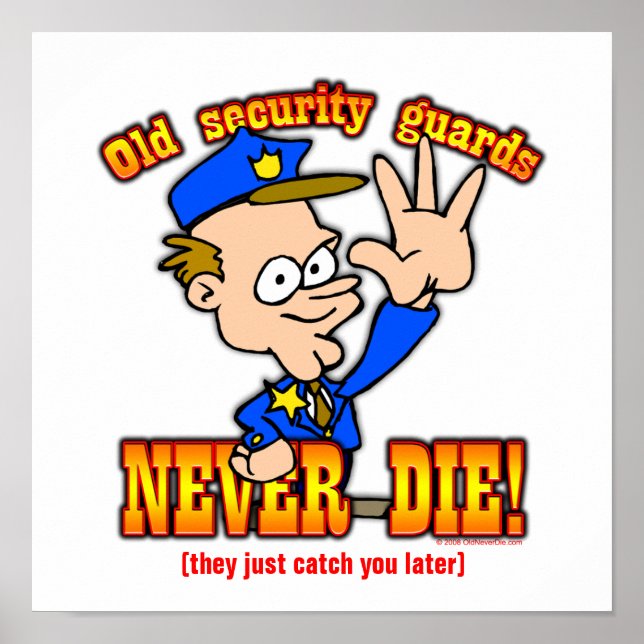 Security Guards Poster (Front)