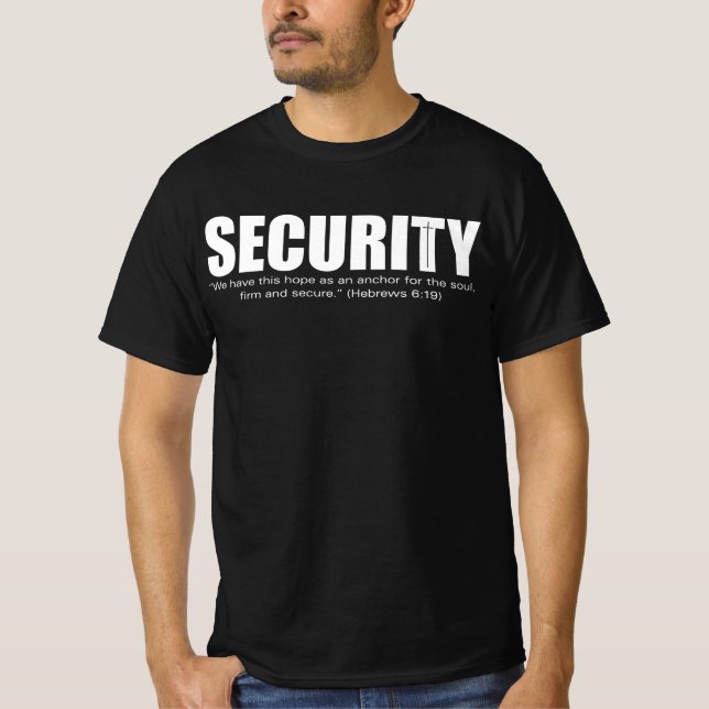 Security (Hebrews 6:19) T-Shirt (Front)