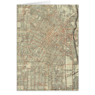 Security map and Street Railways in Los Angeles