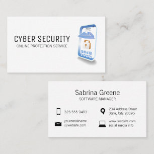 Security Mobile Tech Business Card