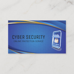 Security Mobile Tech Modern Software Business Card