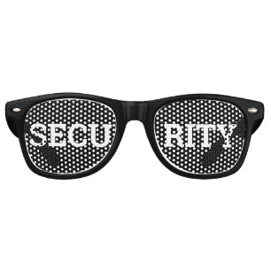 SECURITY retro Shades / Fun Party Sunglasses