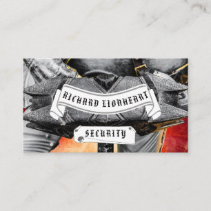 Security Services Funny Customisable Business Card