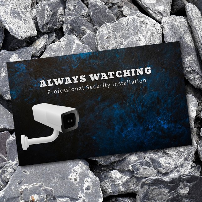 Security Solutions Surveillance System CCTV Camera Business Card (Creator Uploaded)