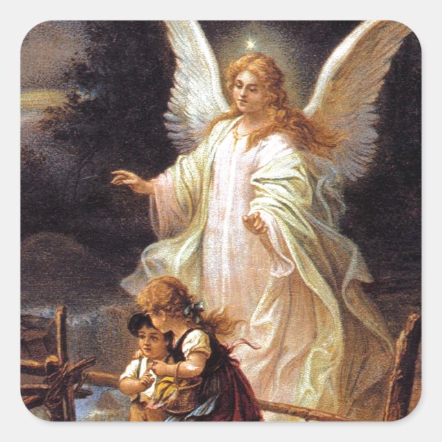 Security Square Sticker (Front)