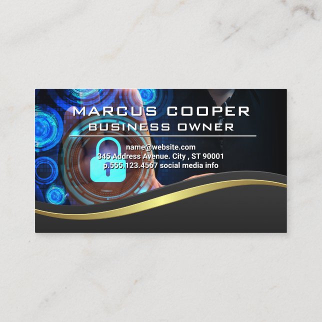 Security Systems | Home Safety Business Card (Back)