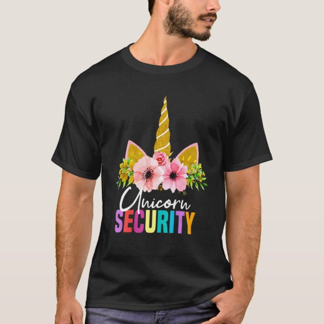 Security Tee For Women Unicorn Security (Front)