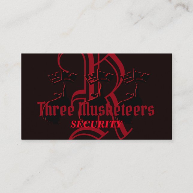 Security? Volunteers Business Card (Front)