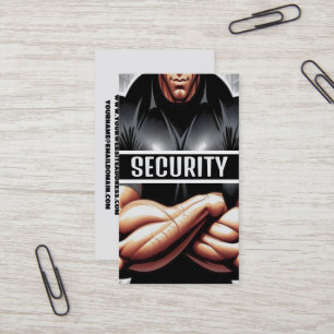 Security With Big Muscles Business Card