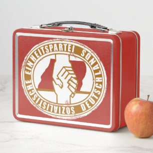 SED vintage Metal Lunch Box