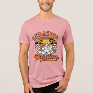 Sedation Vacation Retro Dental Humour Shirt Design