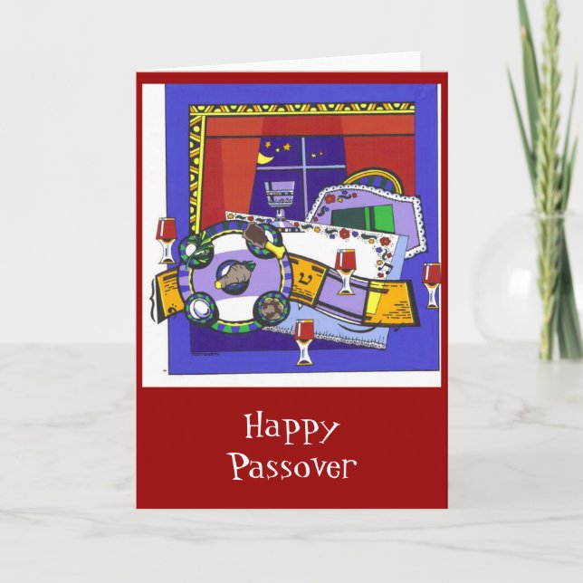 Seder Night Card (Front)