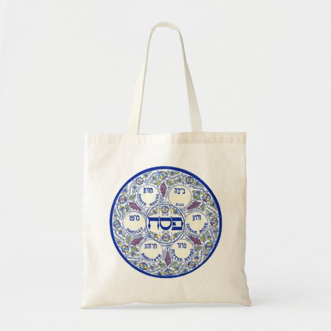Seder Plate Tote Bag (Front)