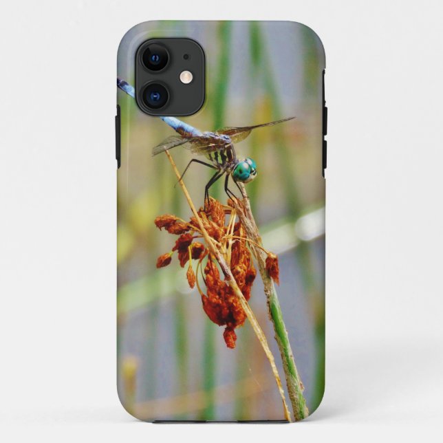 Sedge grass, and Dragonfly Case-Mate iPhone Case (Back)