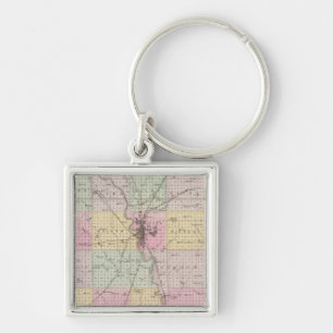 Sedgwick County, Mount Hope, and Derby, Kansas Key Ring