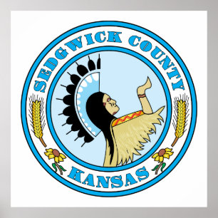 Sedgwick county seal poster