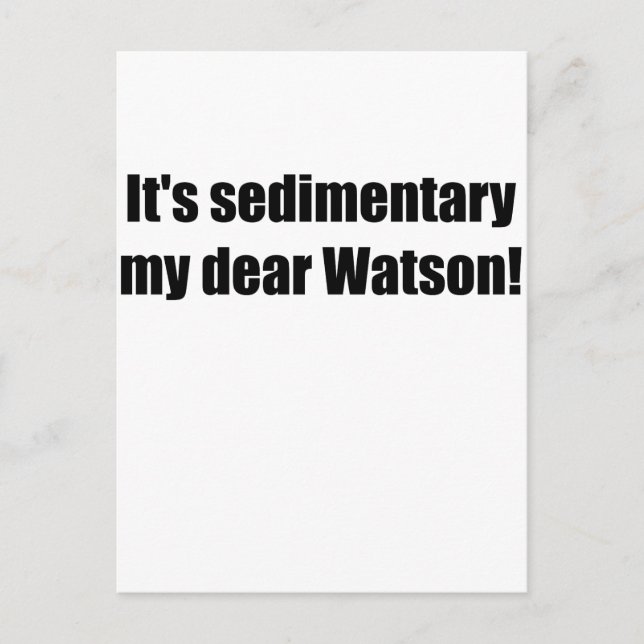 sedimentaryblack postcard (Front)