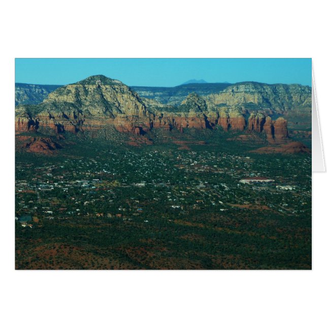 Sedona and Coffee Pot Rock from Above (Front Horizontal)