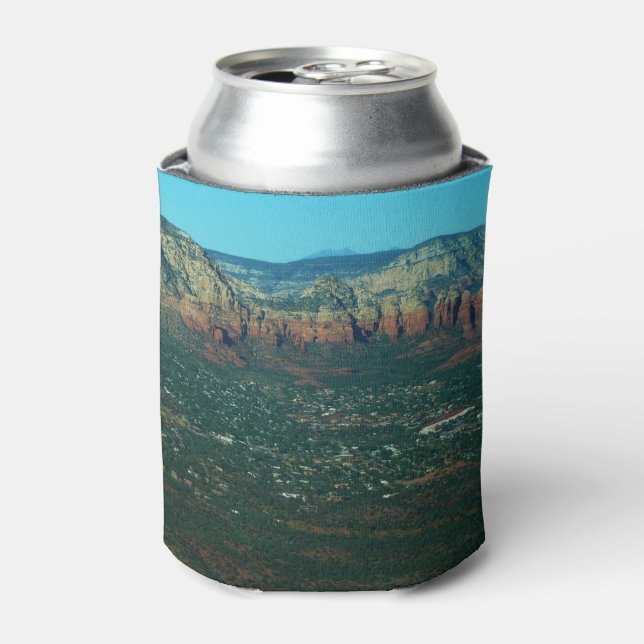 Sedona and Coffee Pot Rock from Above Can Cooler (Can Front)