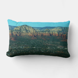 Sedona and Coffee Pot Rock from Above Lumbar Cushion