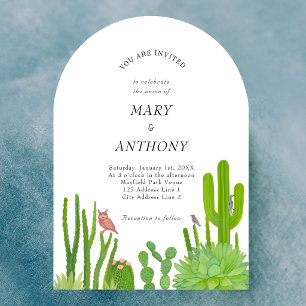 Sedona Arizona Arch Wedding Invitation