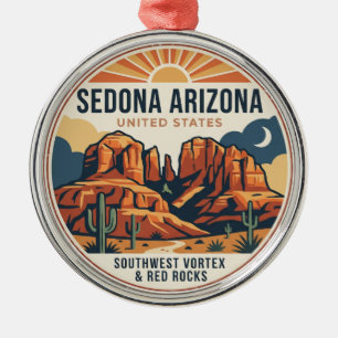 Sedona Arizona Arizona Metal Ornament