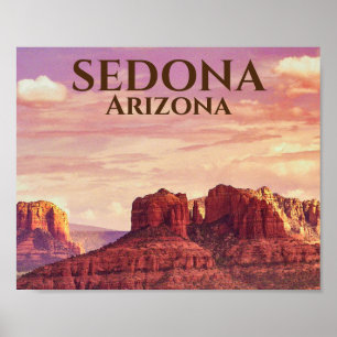 Sedona Arizona Desert Photo Landscape Poster