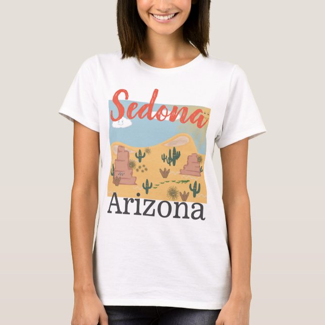 Sedona Arizona Desert T-Shirt (Front)
