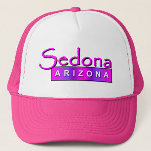Sedona Arizona in Pink Hat