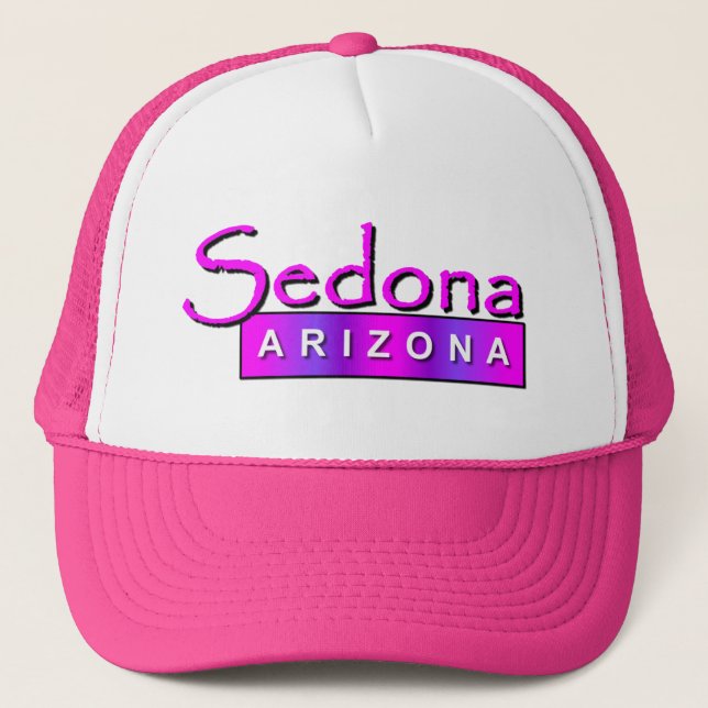 Sedona Arizona in Pink Hat (Front)