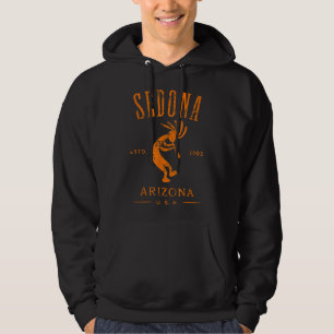 Sedona Arizona Kokopelli Souvenir Distressed Desig Hoodie