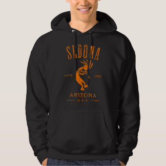 Sedona Arizona Kokopelli Souvenir Distressed Desig Hoodie