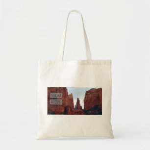 Sedona Arizona Mountains Travel Poster Tote Bag