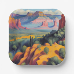 Sedona, Arizona Paper Plate