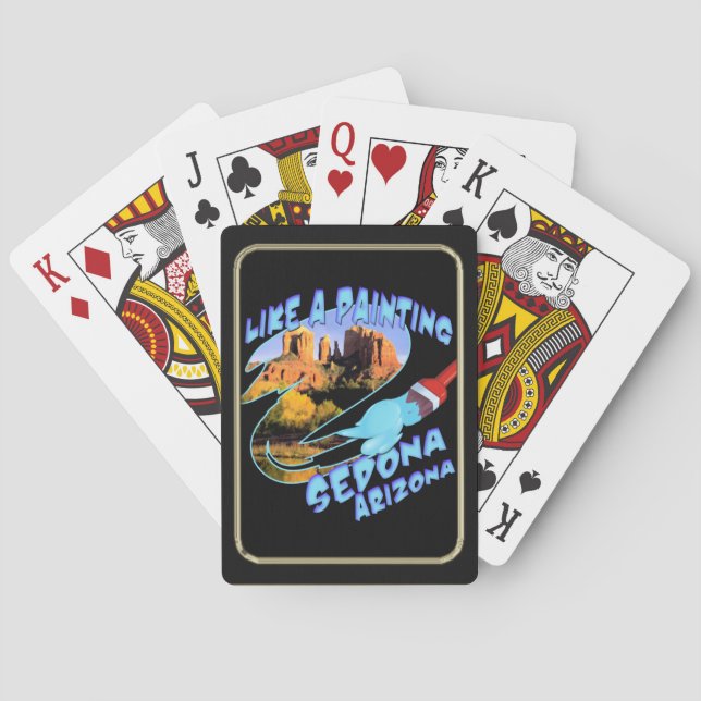 Sedona Arizona  Playing Cards (Back)